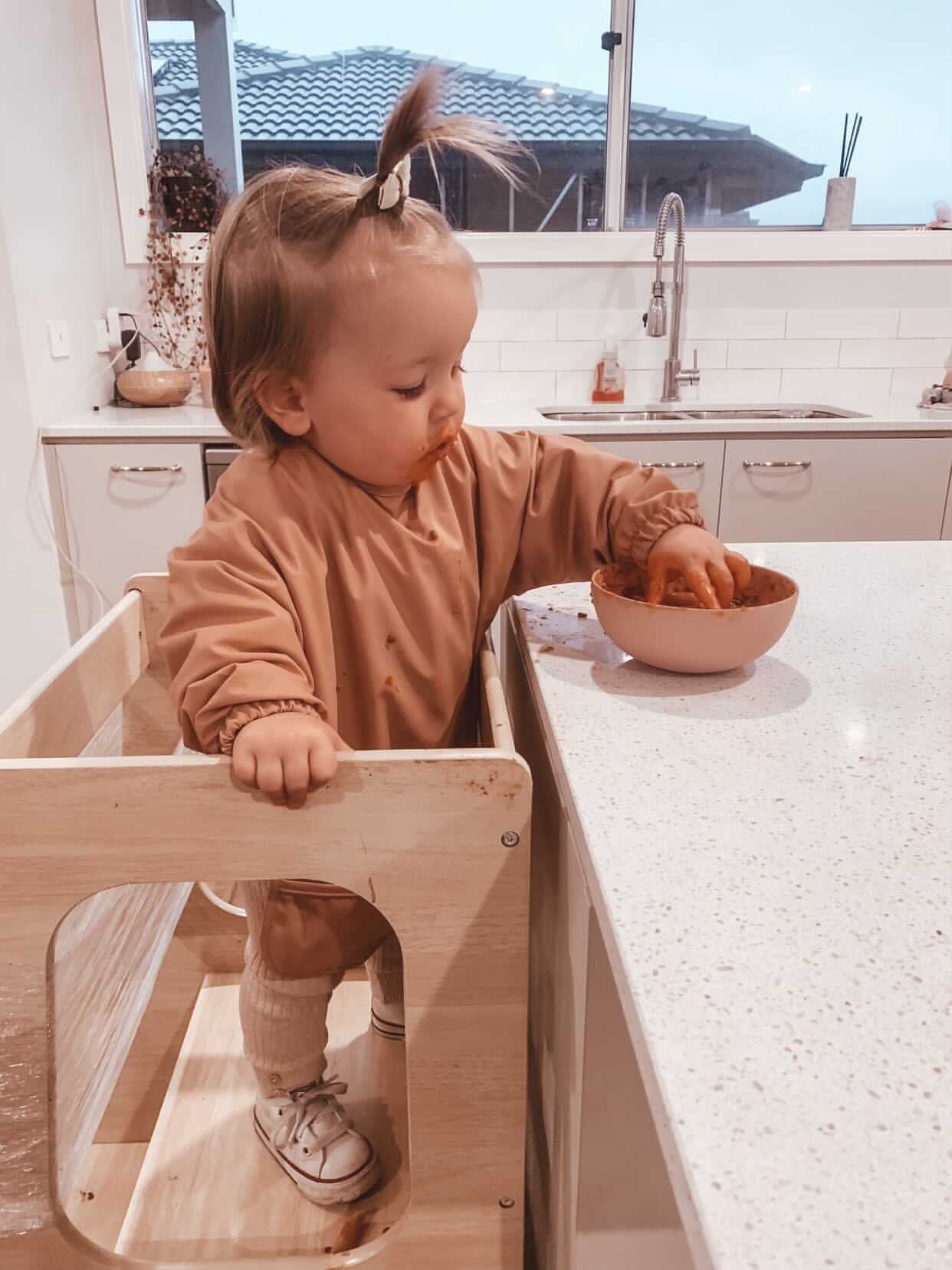 Bestie Bib – Long Sleeve Toddler Bib