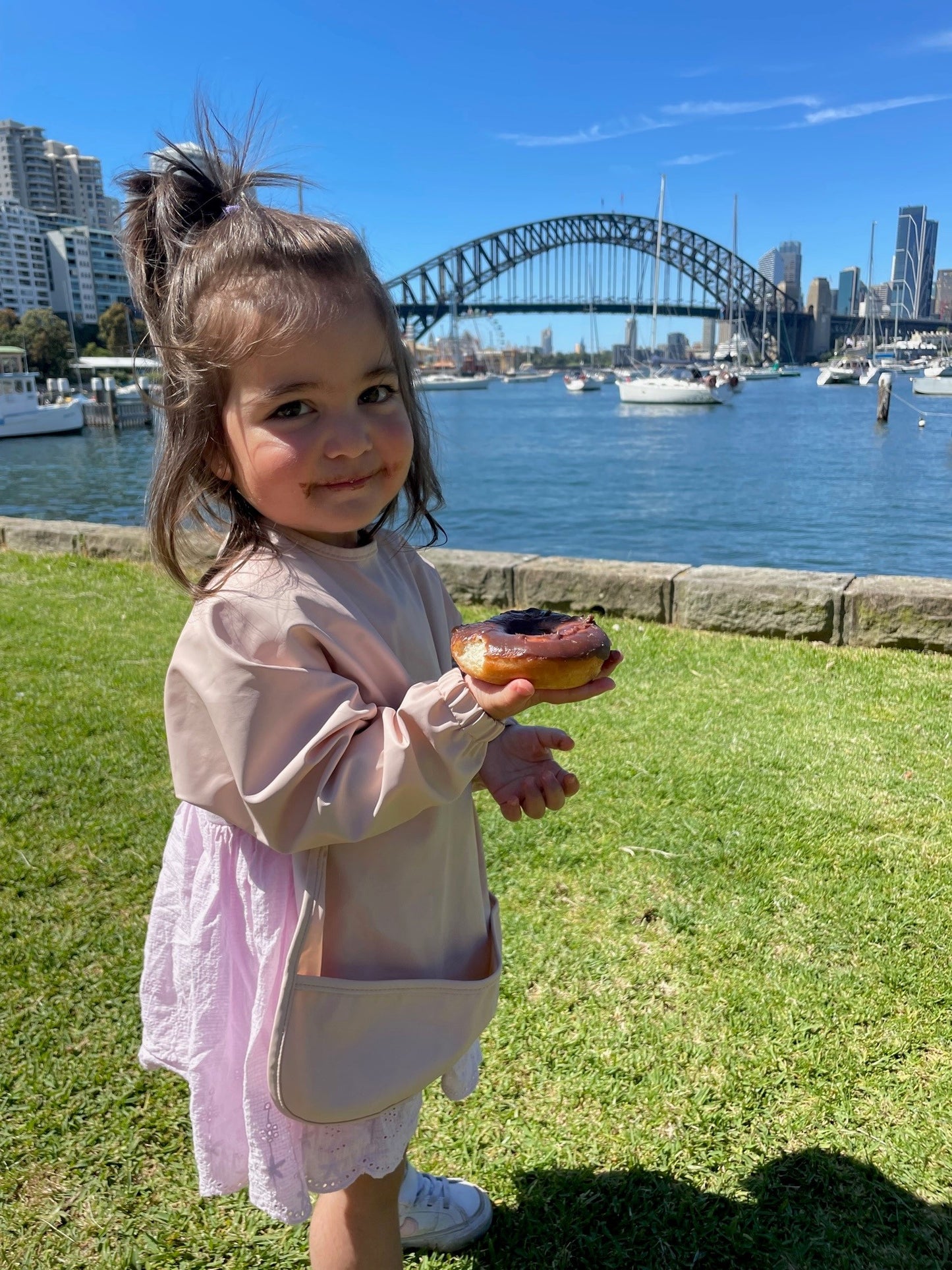 Bestie Bib – Long Sleeve Toddler Bib